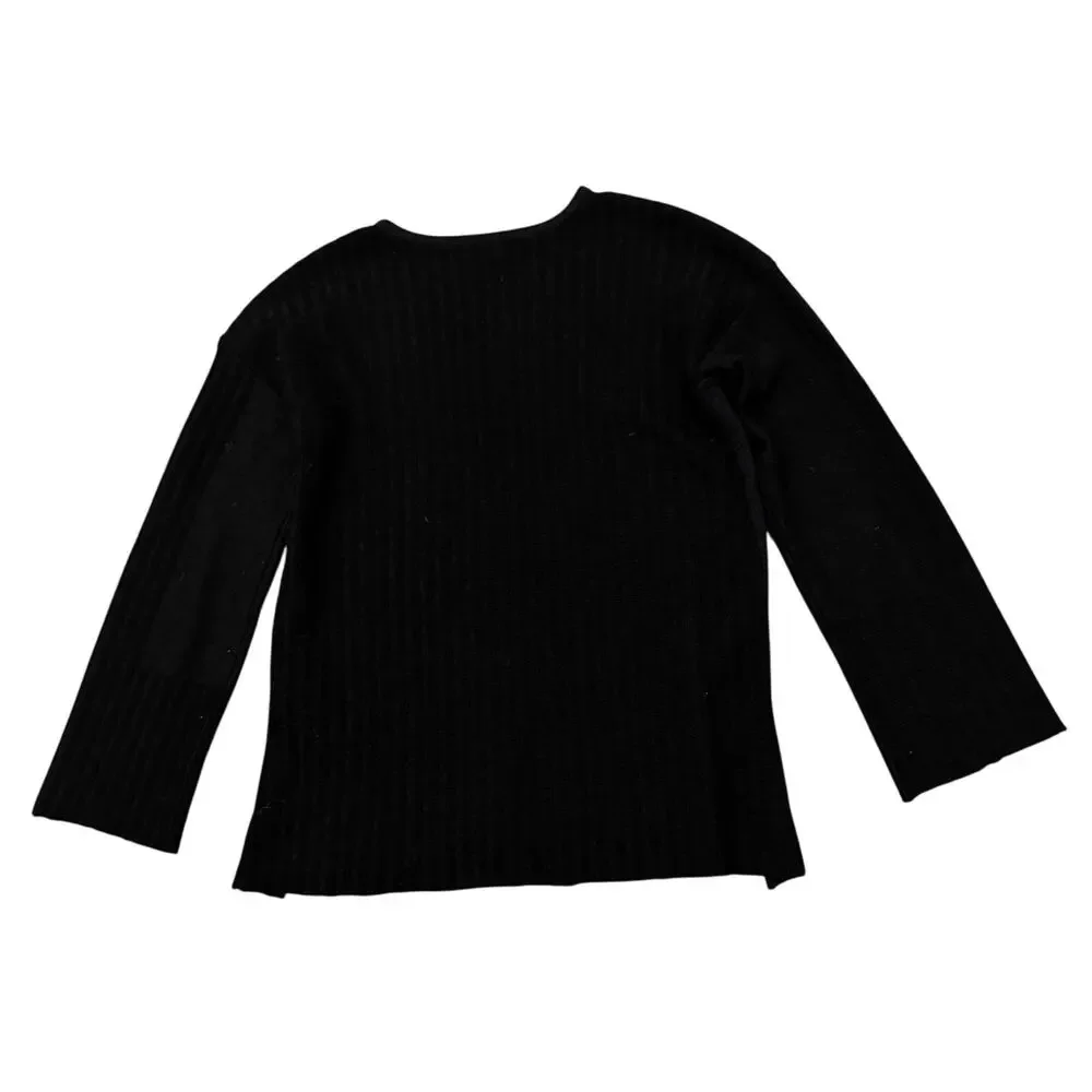 SMARTWOOL Womens Shadow Pine V-Neck Rib/Ribbed Sweater Size XS - Picture 3 of 4